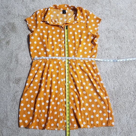 City Streets Polka Dot Dress SZ XXL - Picture 8 of 8